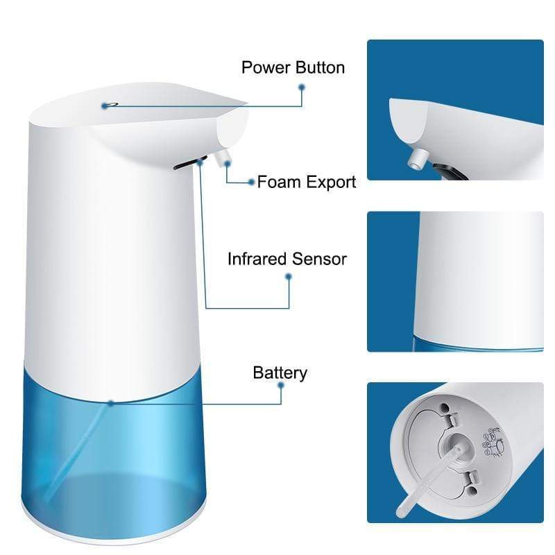 Distributeur automatique de savon mousse sans contact