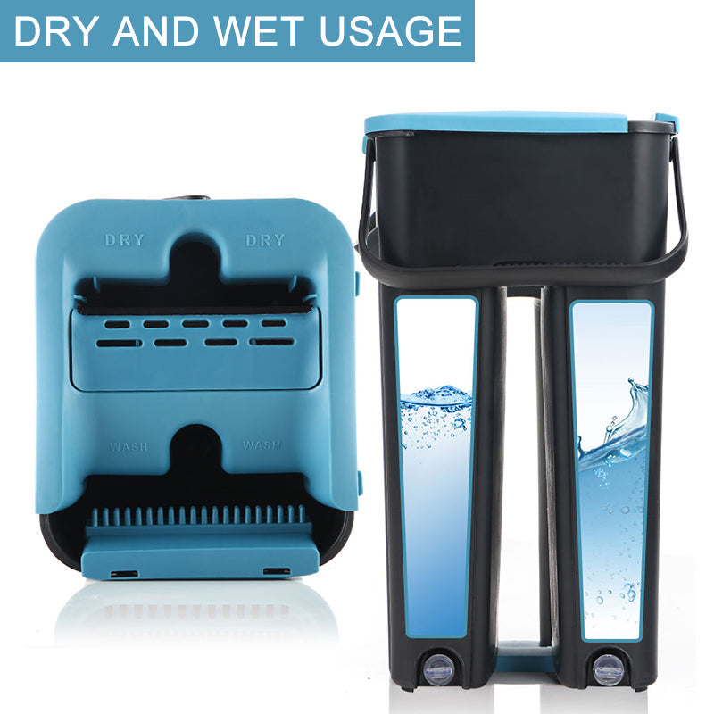 Hands-Free Flat Mop & Bucket Set
