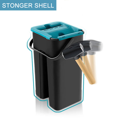 Hands-Free Flat Mop & Bucket Set