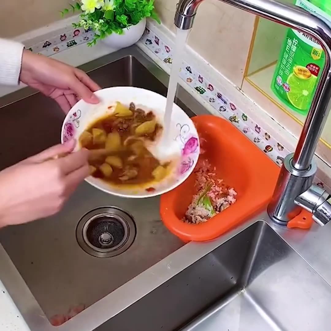 Kitchen Sink Drain Basket Organizer